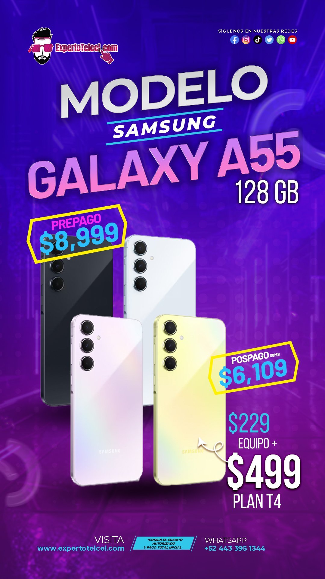 SAMSUNG V5.1-24 6 SAMSUNG-5G-SM-A556E-A55-128-GB