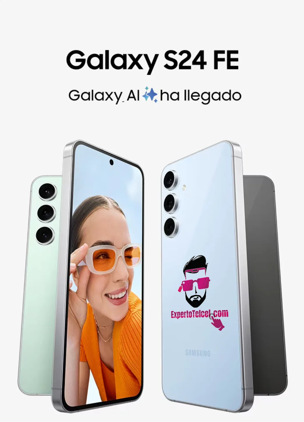 Telcel UP y Telcel UP Lite 110 GALAXY S24 FE 256GB